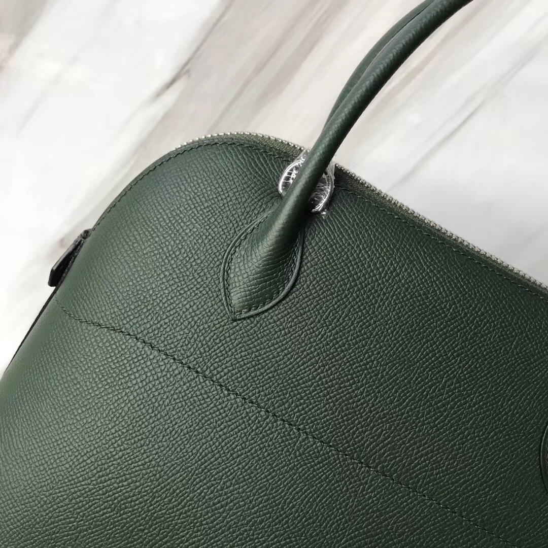 澳大利亞墨爾本維多利亞風情之都 Hermes bolide 27cm 2Q英國綠 Vert Amclais