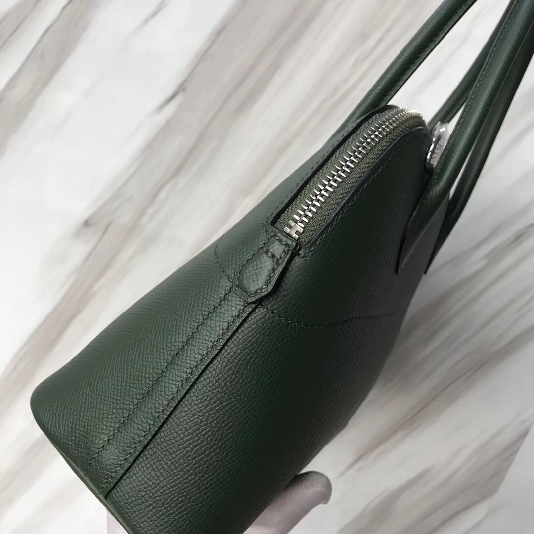 澳大利亞墨爾本維多利亞風情之都 Hermes bolide 27cm 2Q英國綠 Vert Amclais