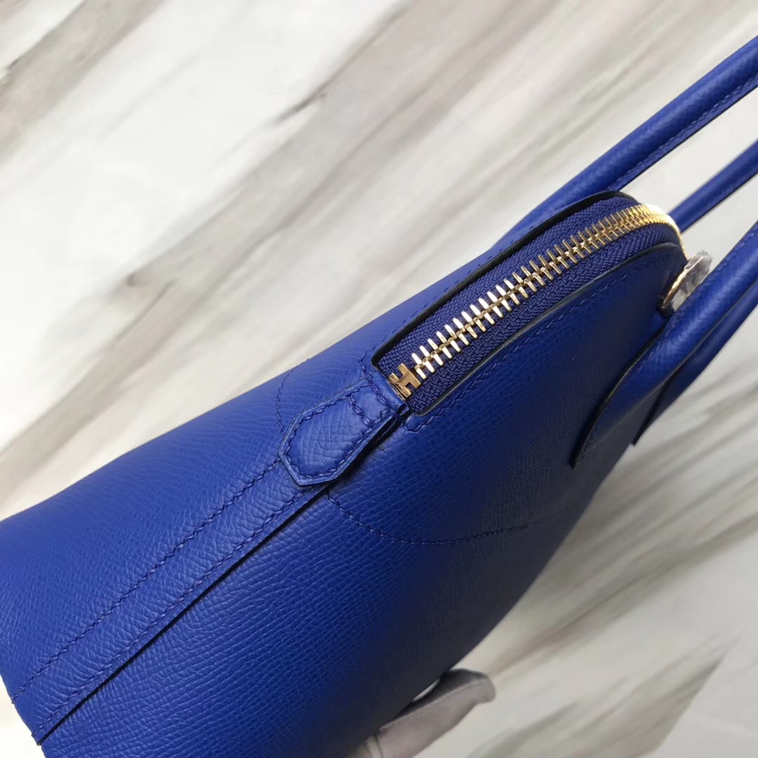 愛馬仕新加坡烏節路總店 寶萊包 Singapore Hermes bolide 27cm I7琉璃藍 Blue zellige