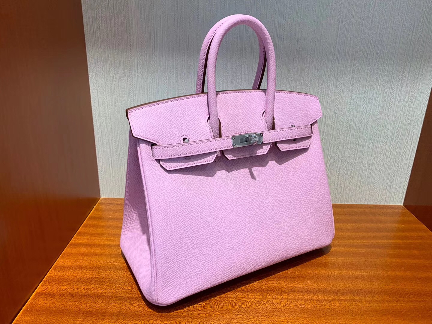 Taichung, Taiwan Hermes Birkin 25CM X9 錦葵紫 Mauve Sylvestre Epsom牛皮