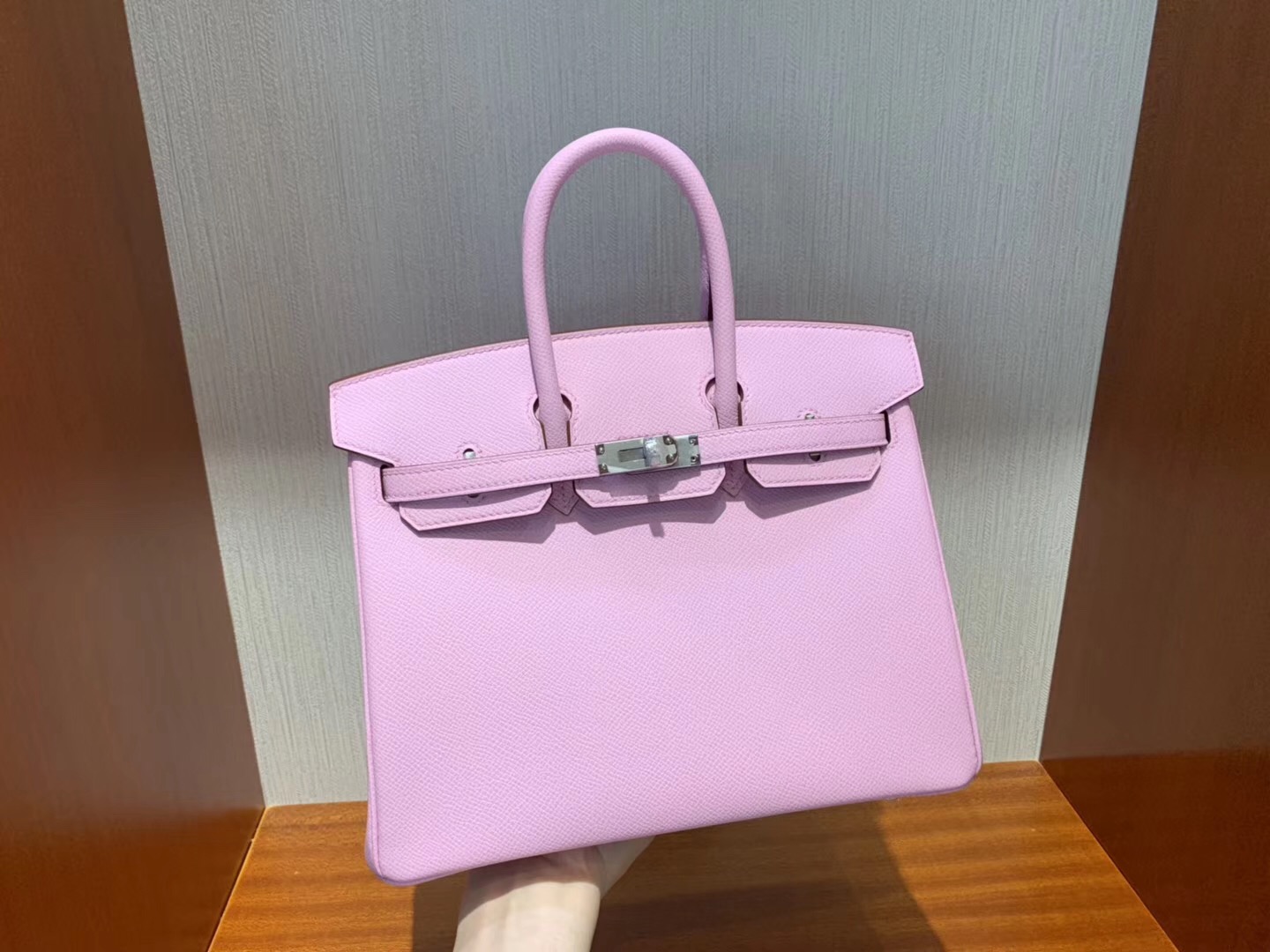 Taichung, Taiwan Hermes Birkin 25CM X9 錦葵紫 Mauve Sylvestre Epsom牛皮