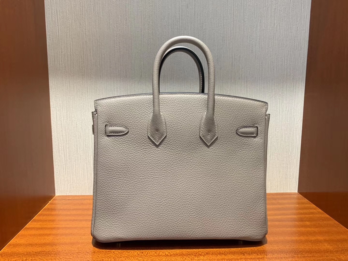 愛馬仕鉑金包 Hermes Birkin 25cm Togo M8瀝青灰 Griss Asphalte 玫瑰金扣