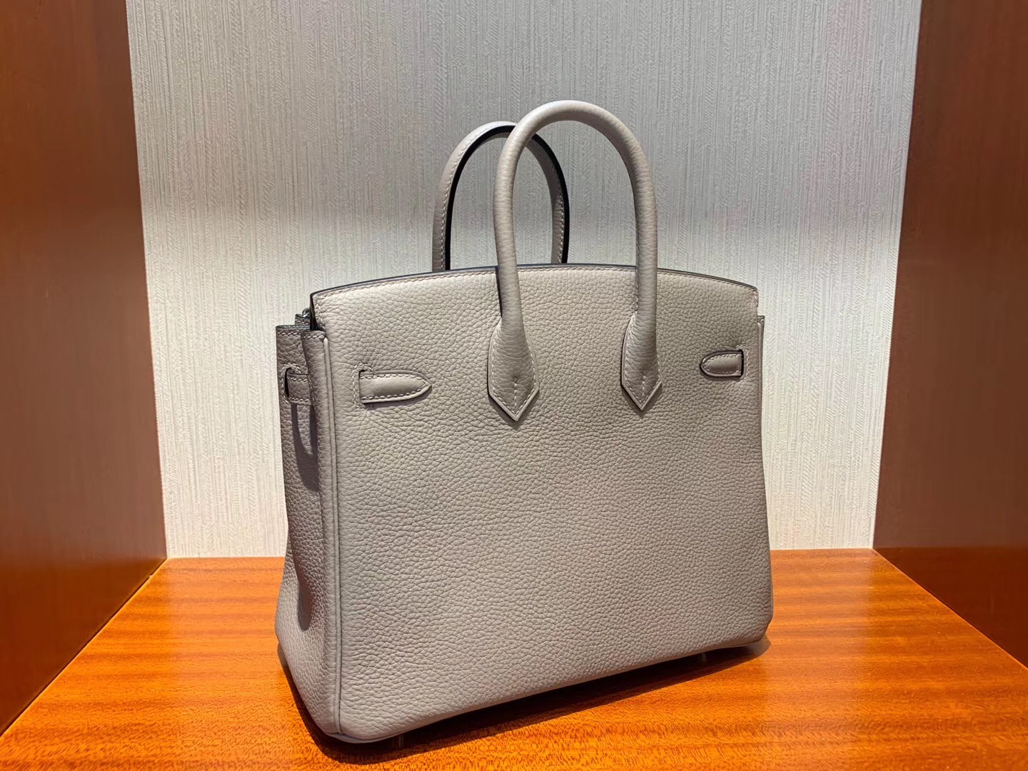 愛馬仕鉑金包 Hermes Birkin 25cm Togo M8瀝青灰 Griss Asphalte 玫瑰金扣