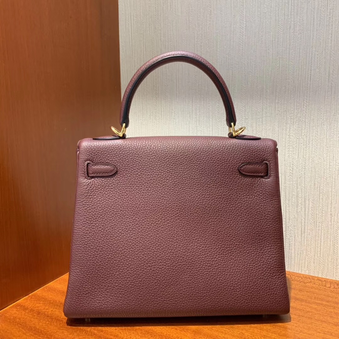 Singapore Hermès Kelly 25cm CK55愛馬仕紅 Rouge H Togo小牛皮