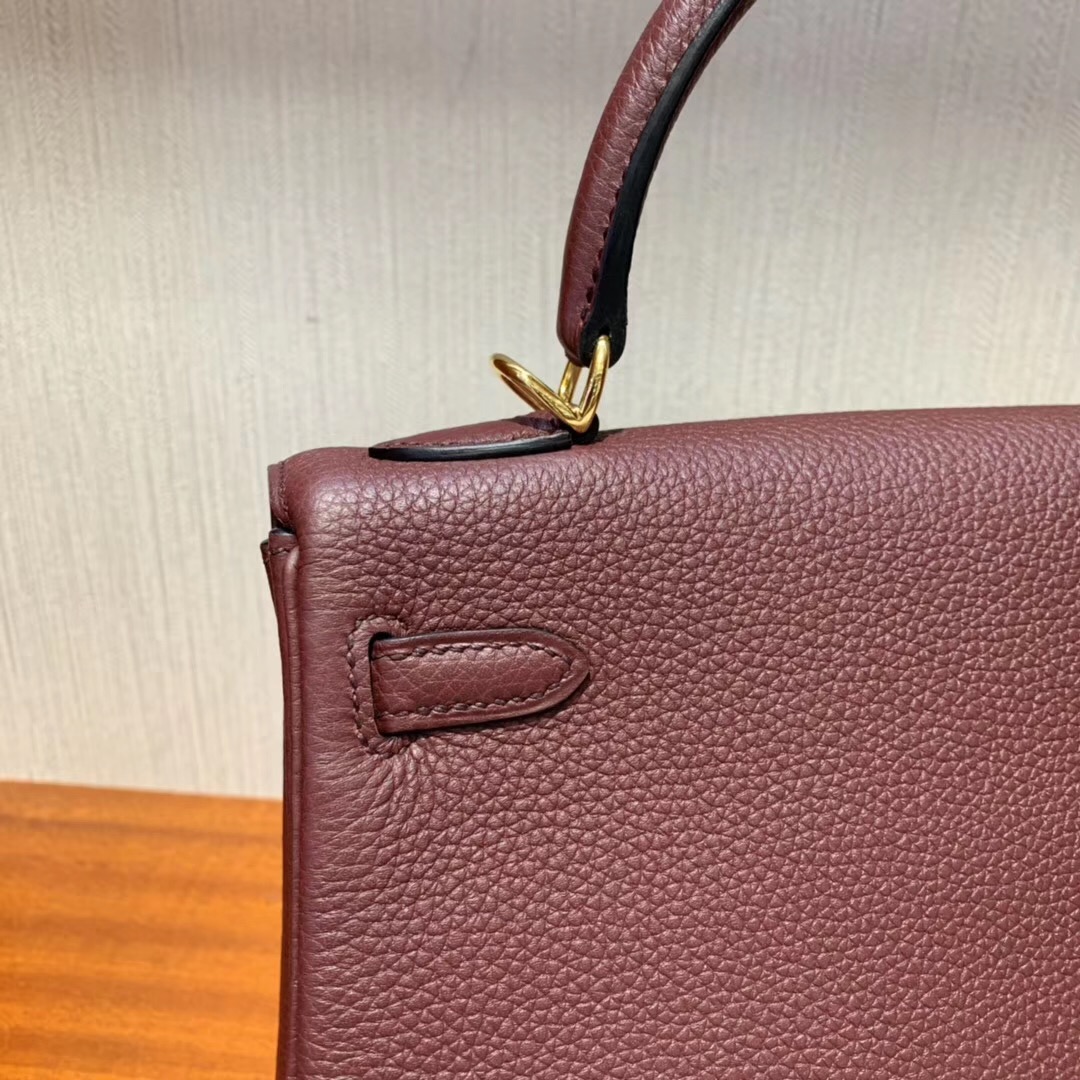 Singapore Hermès Kelly 25cm CK55愛馬仕紅 Rouge H Togo小牛皮