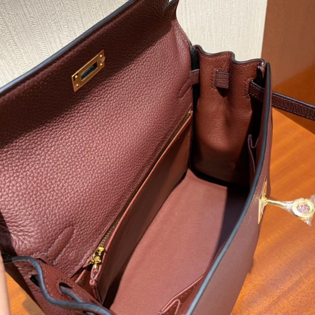 Singapore Hermès Kelly 25cm CK55愛馬仕紅 Rouge H Togo小牛皮