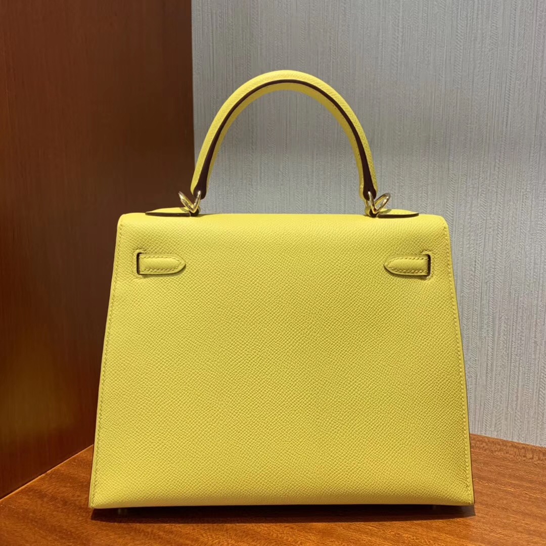 Hermès Singapore Takashimaya Kelly 25cm Epsom 9O那不勒斯黃 Jaune De Naples