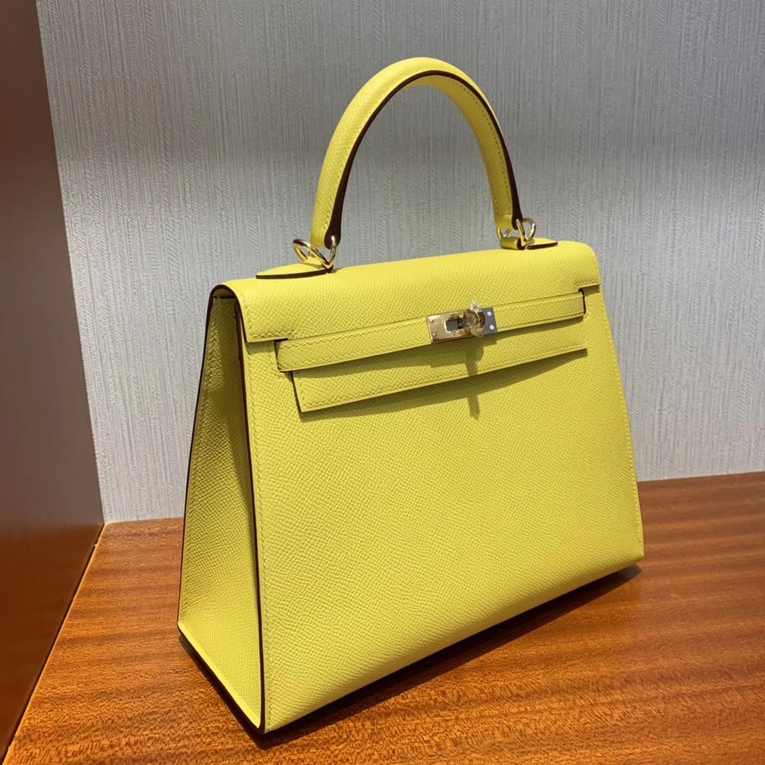 Hermès Singapore Takashimaya Kelly 25cm Epsom 9O那不勒斯黃 Jaune De Naples