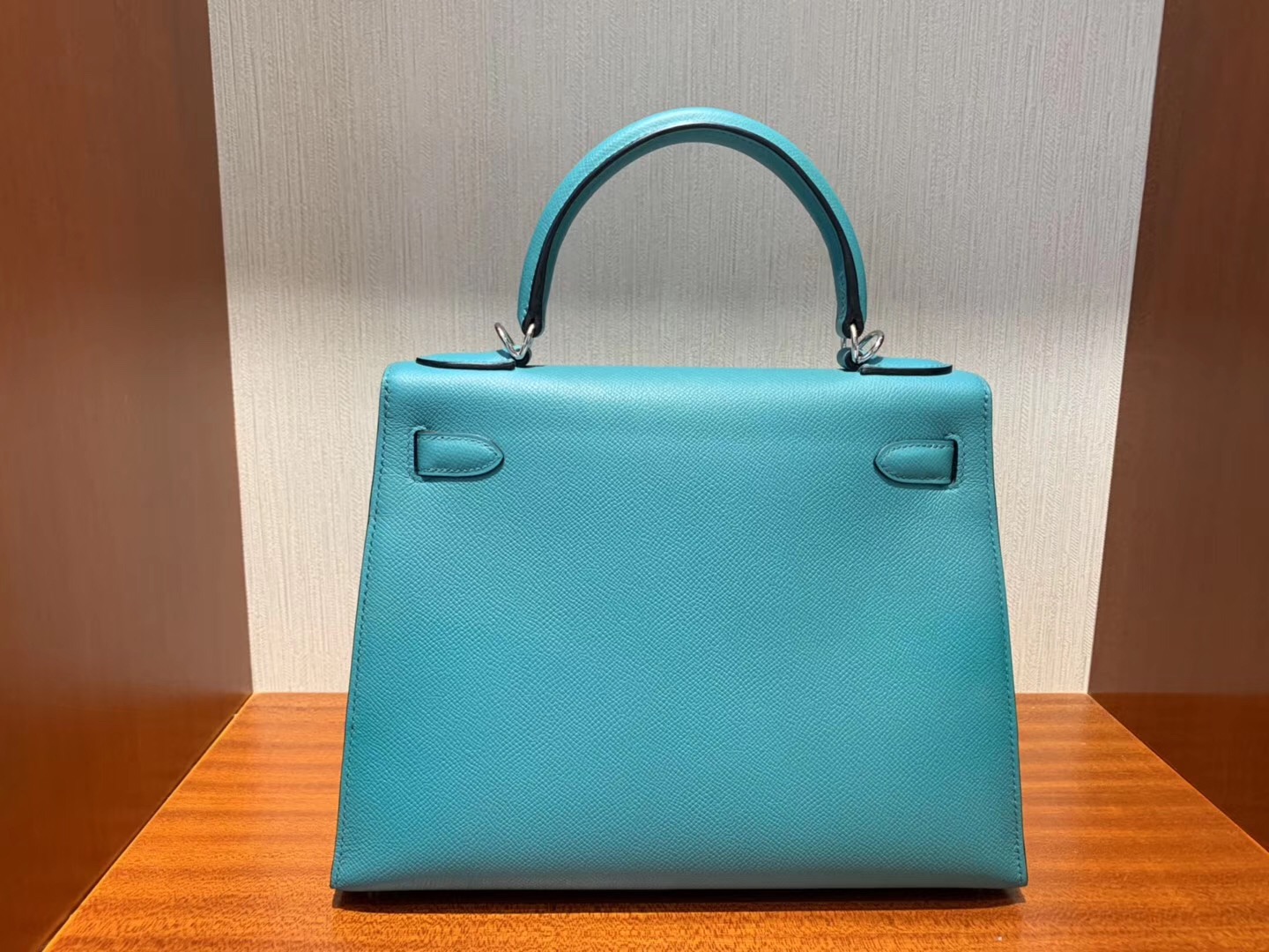 Hermès Singapore Takashimaya Hermes Kelly Bag 25cm 7F孔雀藍 Blue paon