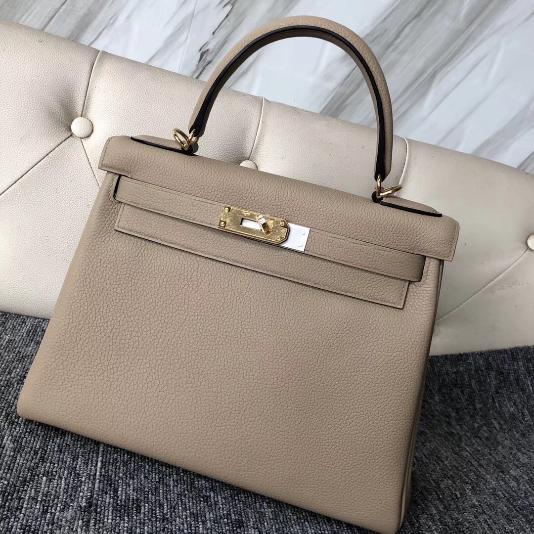 洛杉磯華人愛馬仕網 USA Hermes Kelly 28cm CK81斑鸠灰Gris Tourterelle