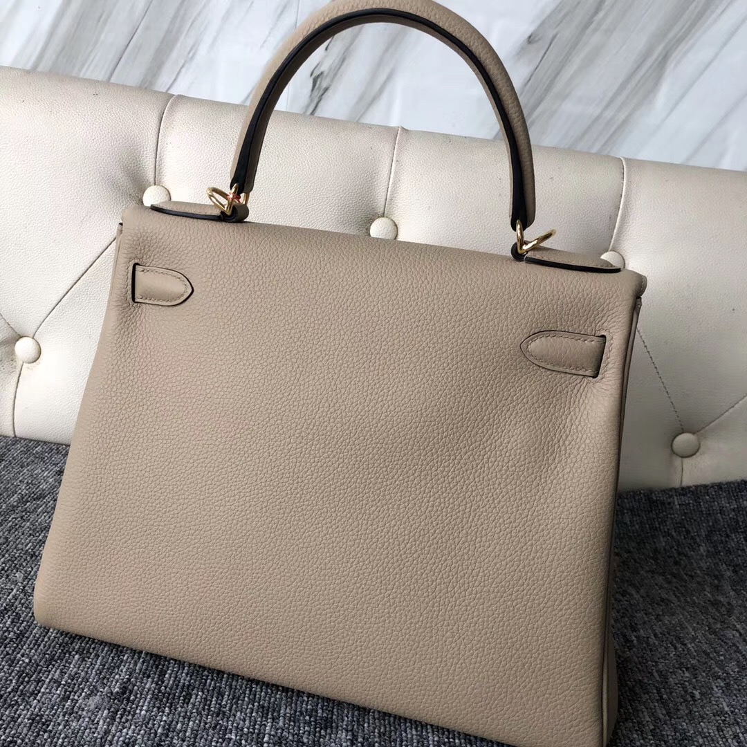 洛杉磯華人愛馬仕網 USA Hermes Kelly 28cm CK81斑鸠灰Gris Tourterelle