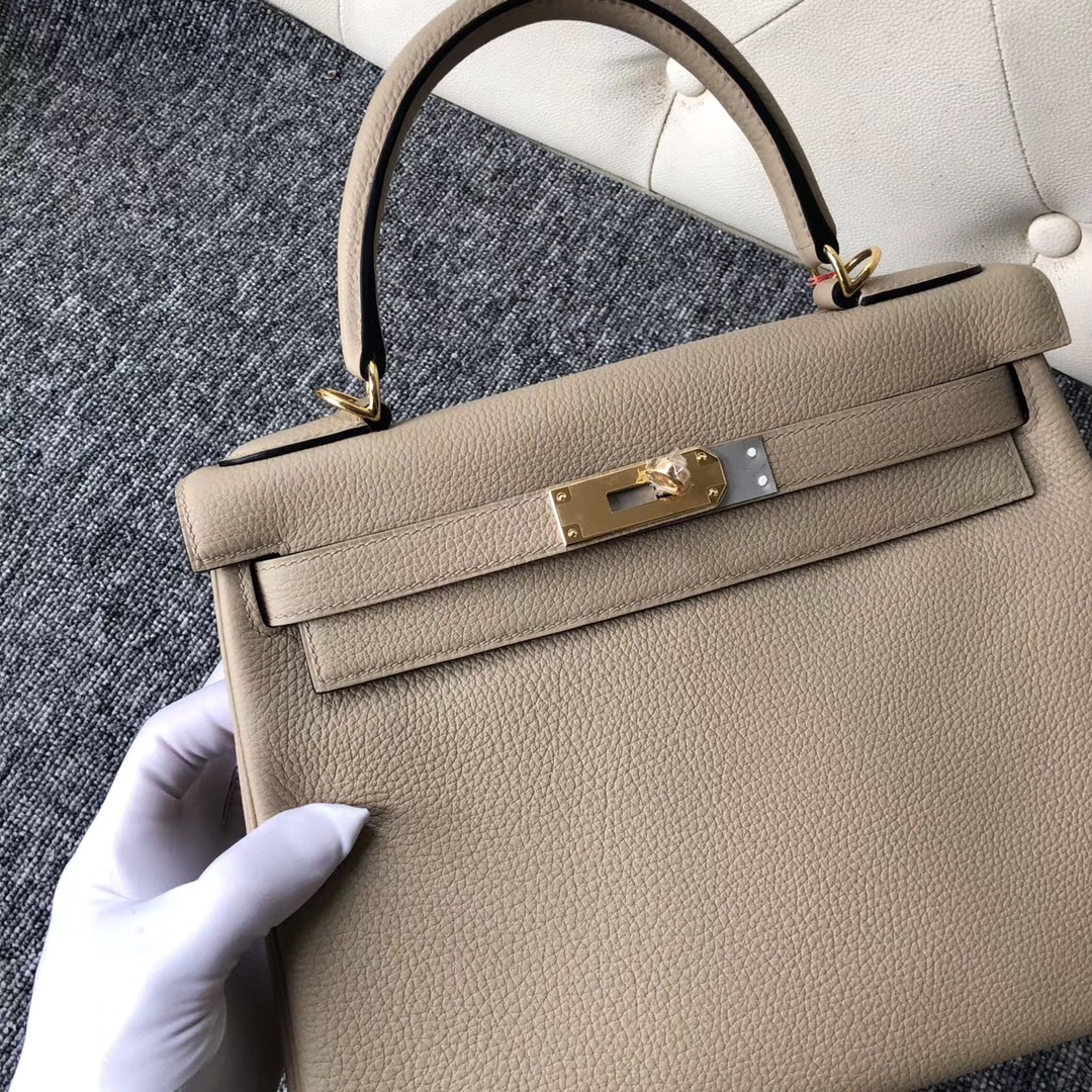 洛杉磯華人愛馬仕網 USA Hermes Kelly 28cm CK81斑鸠灰Gris Tourterelle