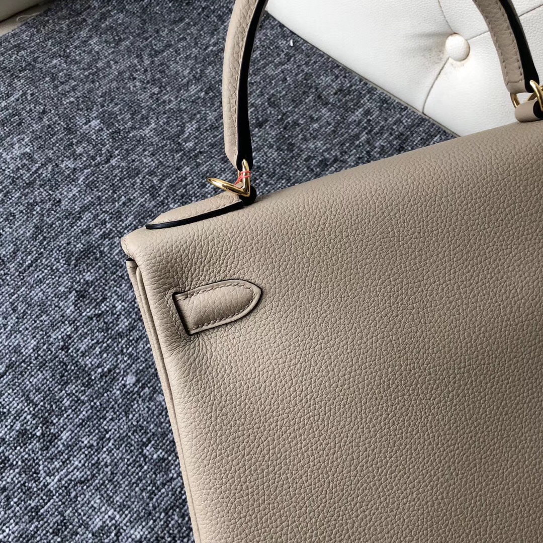 洛杉磯華人愛馬仕網 USA Hermes Kelly 28cm CK81斑鸠灰Gris Tourterelle