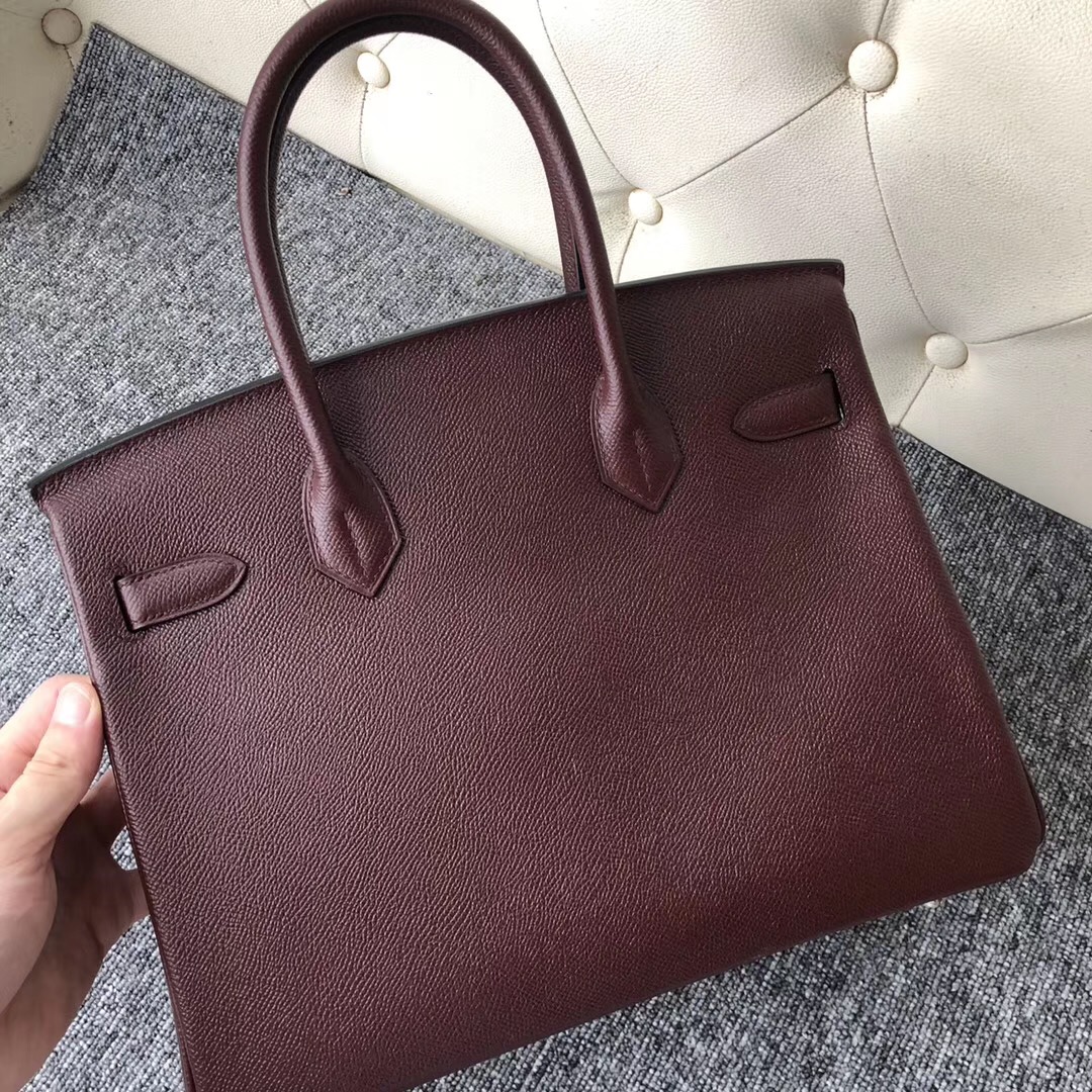 加拿大溫哥華愛馬仕 Canada Hermes Birkin 30cm CK57波爾多酒紅 Bordeaux