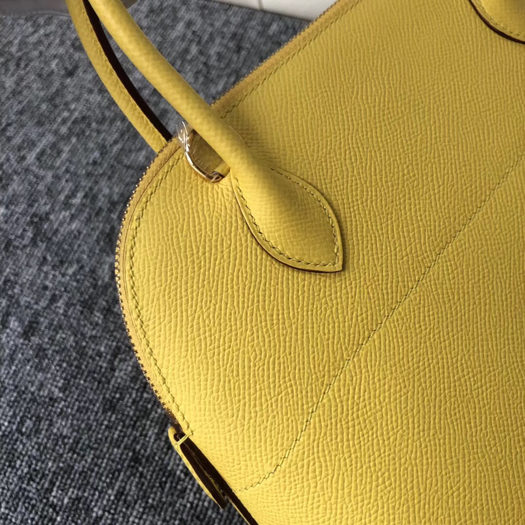 臺北愛馬仕保齡球包價格 Hermes Bolide 27cm 9O 那不勒斯黃 Jaune de Naples