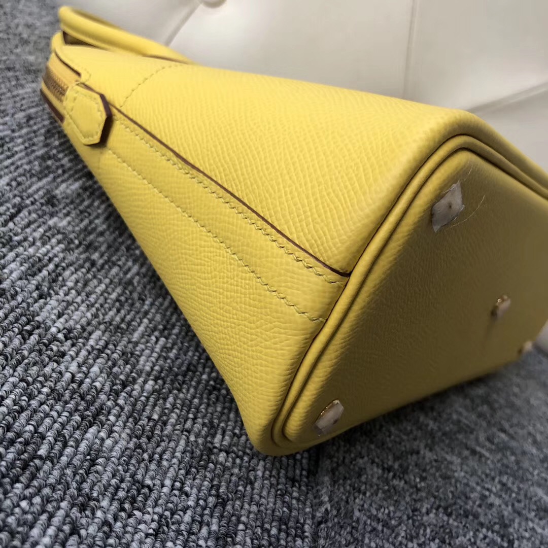 臺北愛馬仕保齡球包價格 Hermes Bolide 27cm 9O 那不勒斯黃 Jaune de Naples