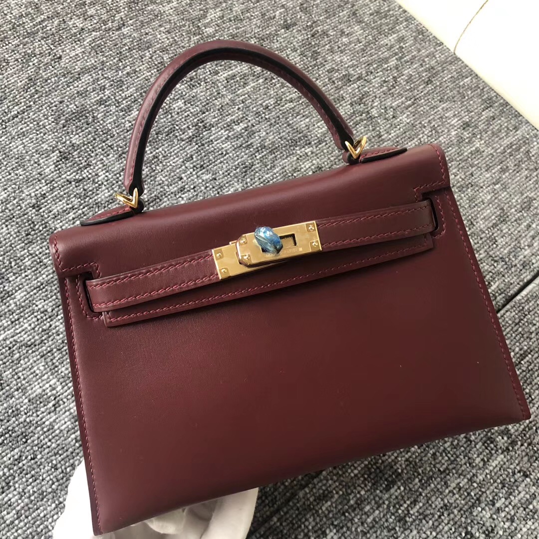 臺灣桃園愛馬仕 Taiwan Hermes Kelly mini二代 Box CK55愛馬仕紅 Rouge H