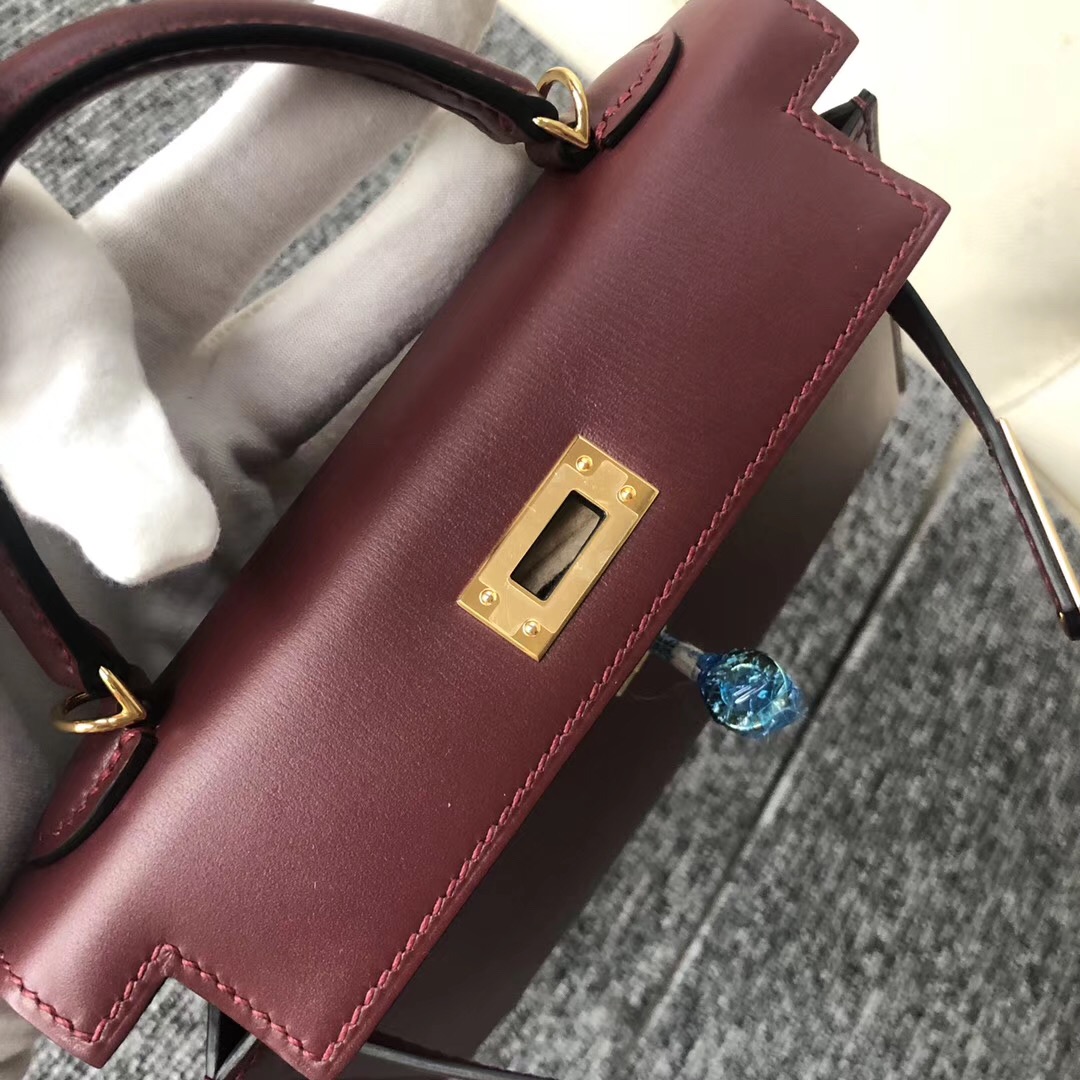 臺灣桃園愛馬仕 Taiwan Hermes Kelly mini二代 Box CK55愛馬仕紅 Rouge H