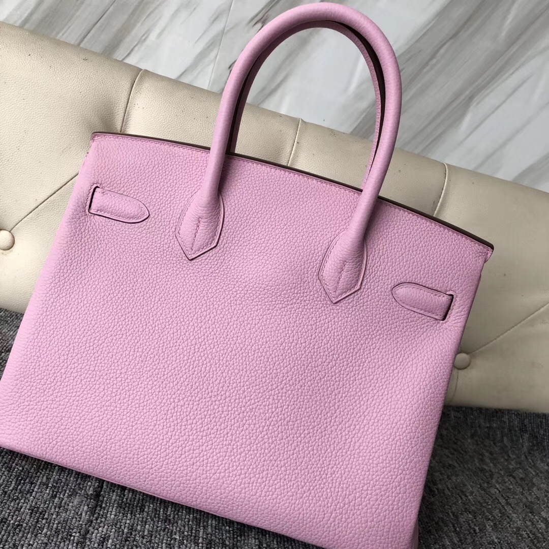 美國愛馬仕鉑金包價格 USA Hermes Birkin 30cm X9錦葵紫 Mauve Sylvestre