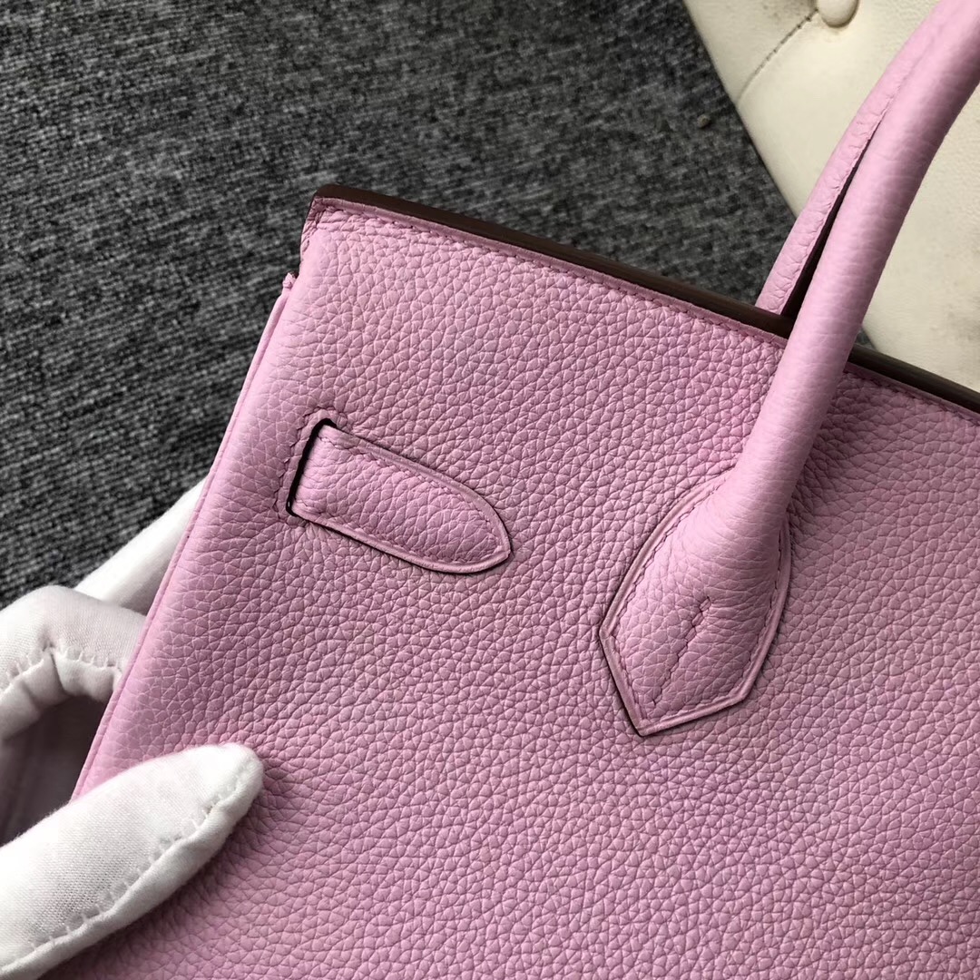 美國愛馬仕鉑金包價格 USA Hermes Birkin 30cm X9錦葵紫 Mauve Sylvestre