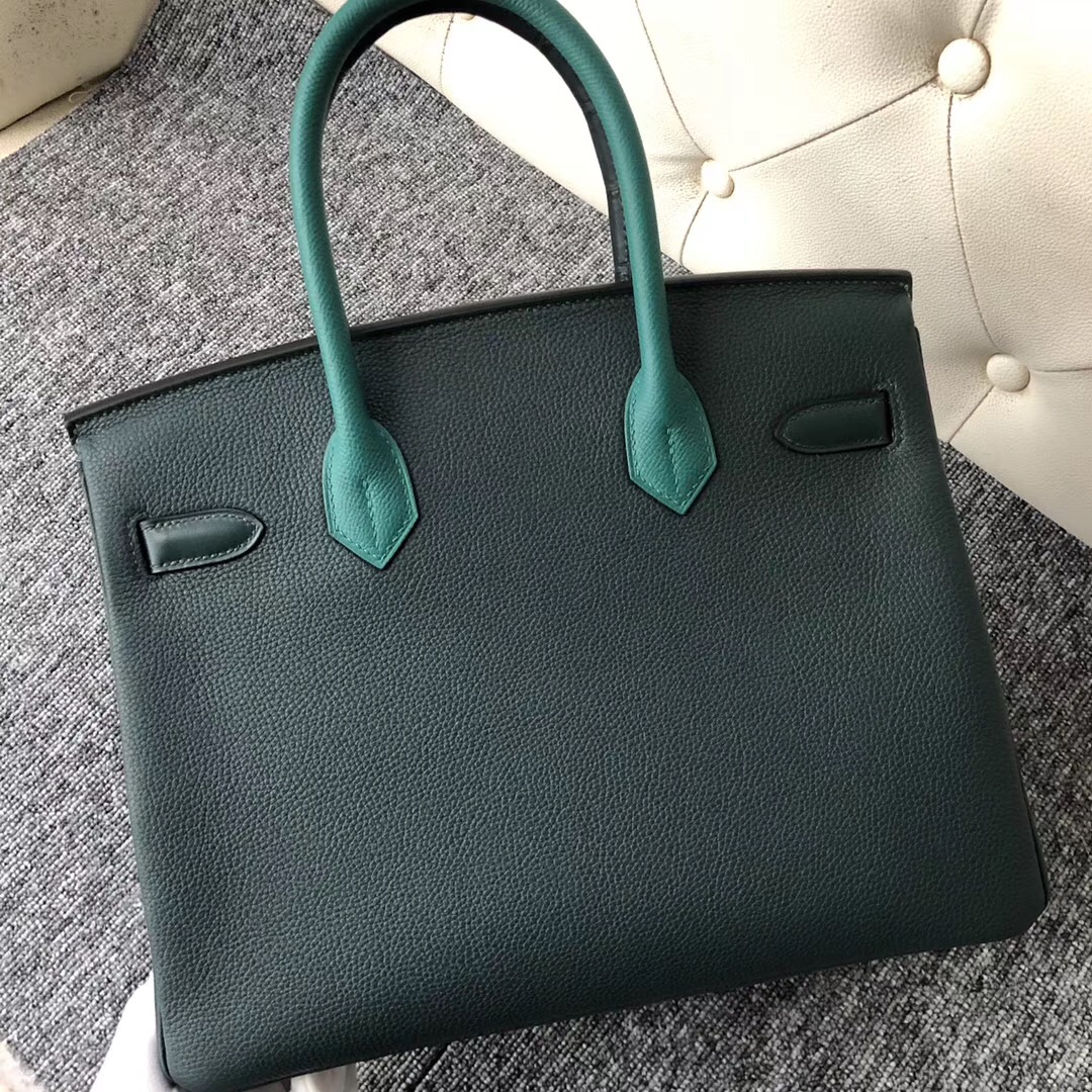 Australia Hermes HSS Birkin 30cm 限量八拼色 愛馬仕 1T泰坦綠 CK67祖母綠