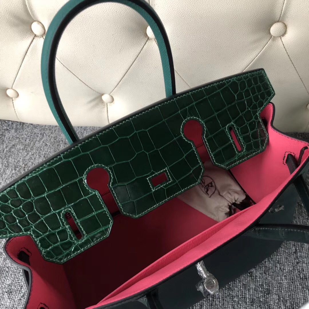 Australia Hermes HSS Birkin 30cm 限量八拼色 愛馬仕 1T泰坦綠 CK67祖母綠