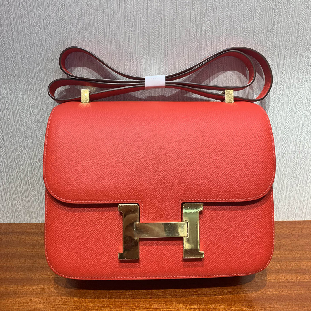 澳門愛馬仕空姐包 Aomen Hermes Constance 24cm S3心紅色 Rose de coeur