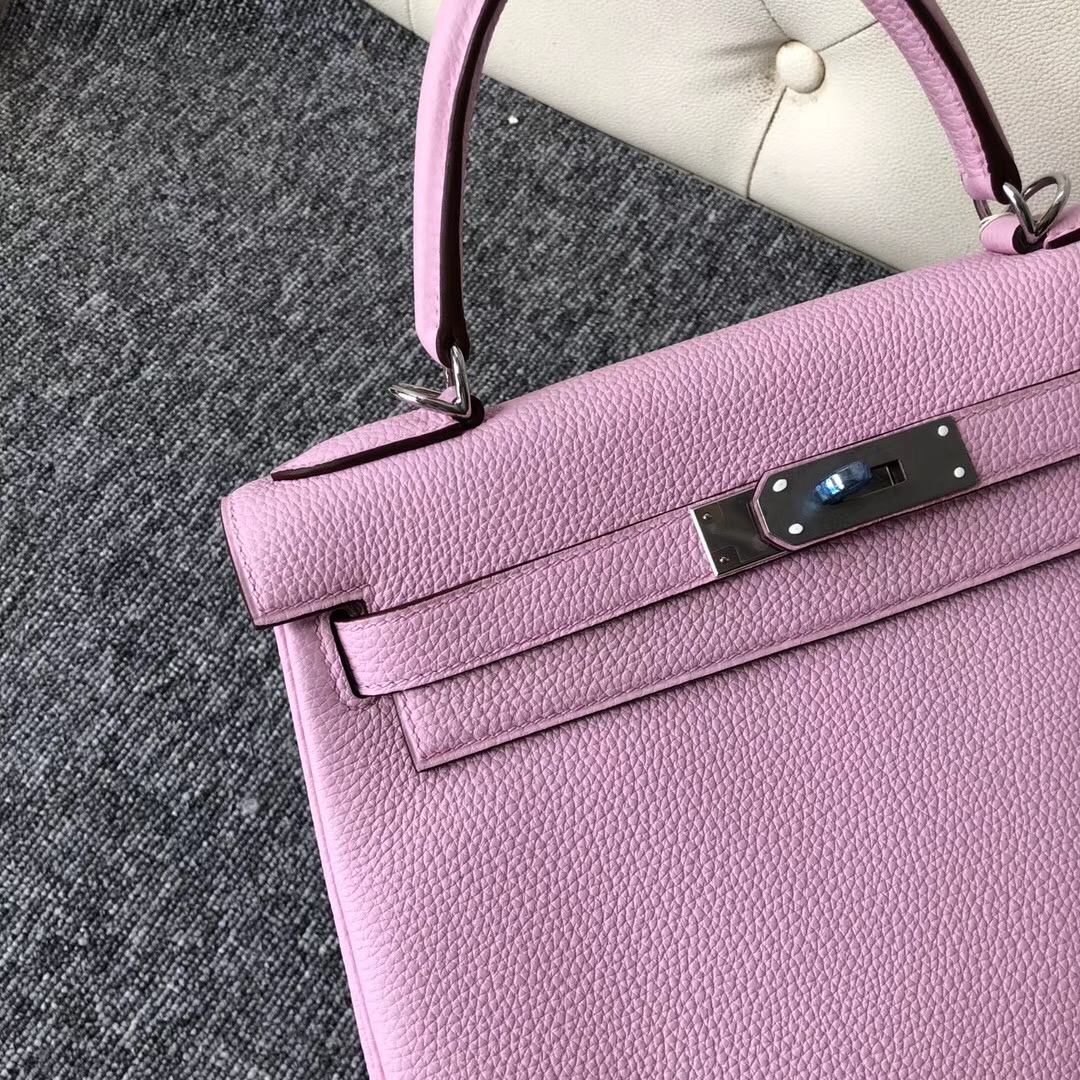 澳大利亞愛馬仕官網 Hermes Kelly 28cm X9錦葵紫 Mauve Sylvestre