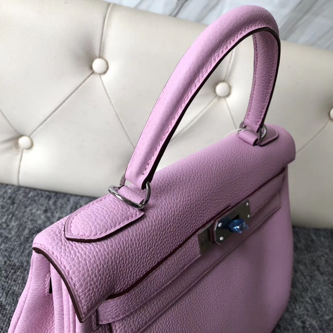 澳大利亞愛馬仕官網 Hermes Kelly 28cm X9錦葵紫 Mauve Sylvestre