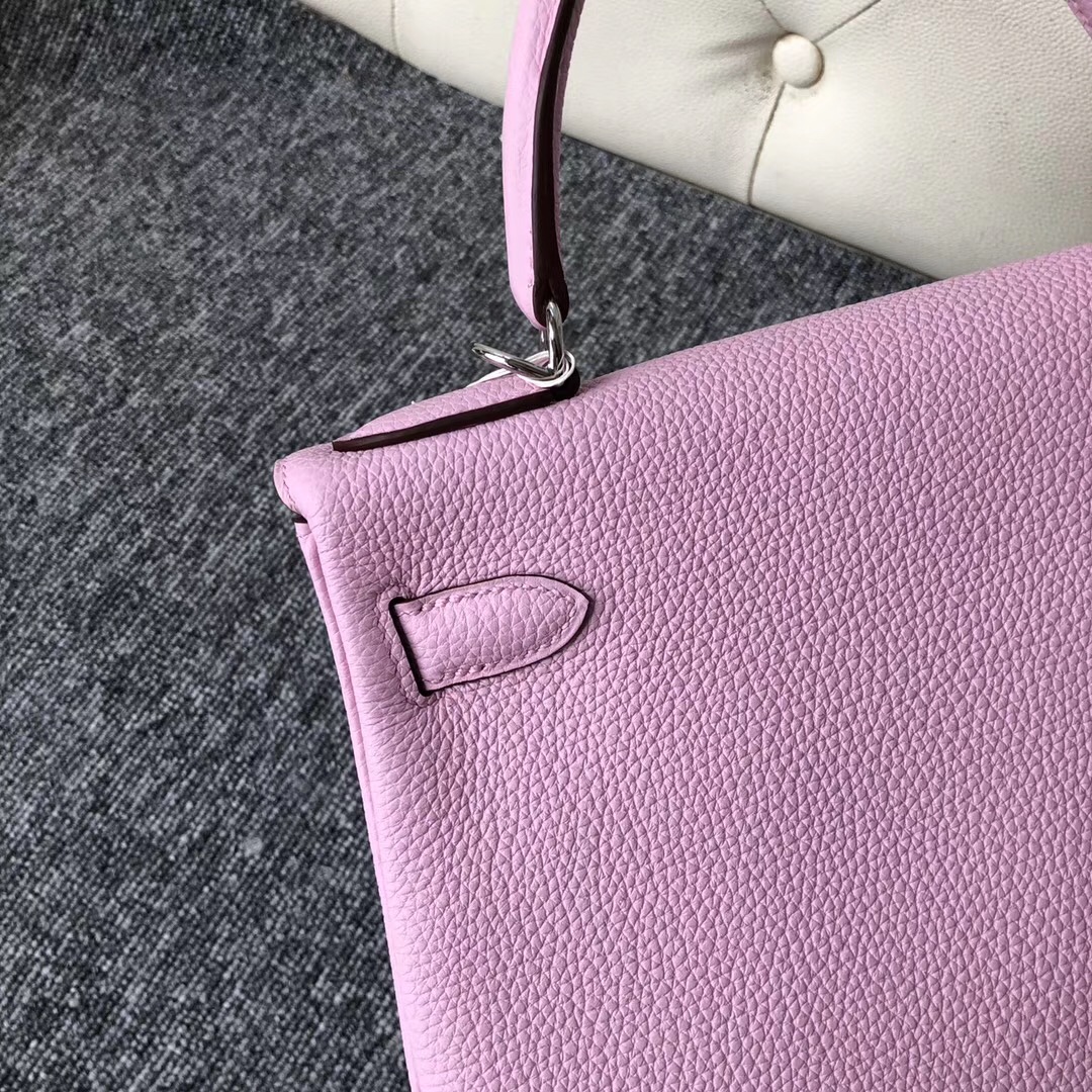 澳大利亞愛馬仕官網 Hermes Kelly 28cm X9錦葵紫 Mauve Sylvestre