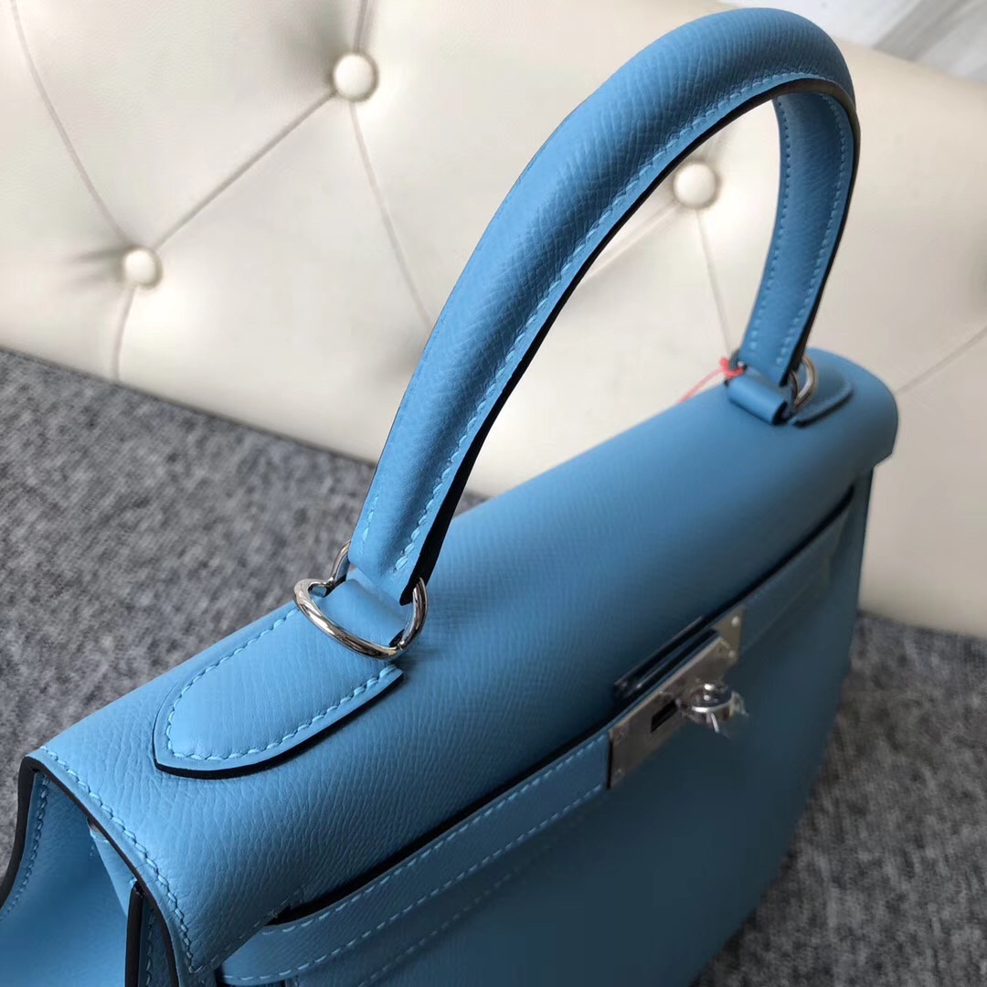 澳大利亞愛馬仕凱莉包 Australia Hermes Kelly 28cm P3北方藍 Blue de nord