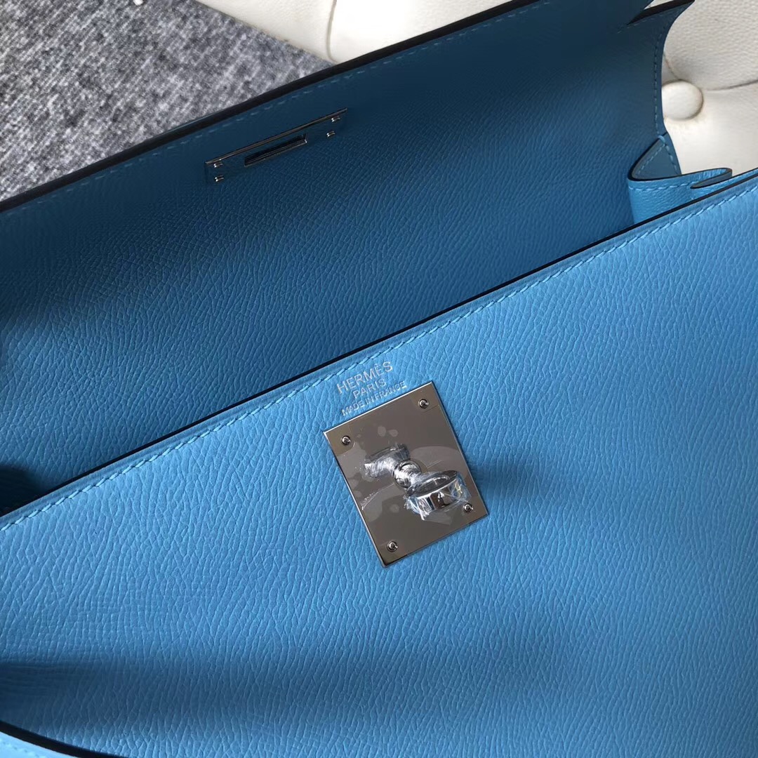 澳大利亞愛馬仕凱莉包 Australia Hermes Kelly 28cm P3北方藍 Blue de nord