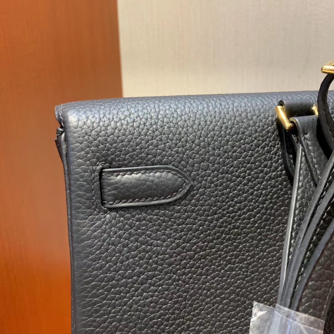 Hong Kong Hermes Kelly ado Backpack CK89 taurillon Clemence 皮