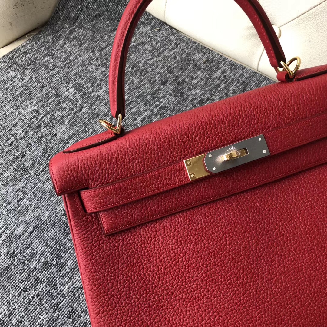 臺北桃園機場愛馬仕包包價格 Hermes Kelly 28cm Q5國旗紅 Rouge casaque