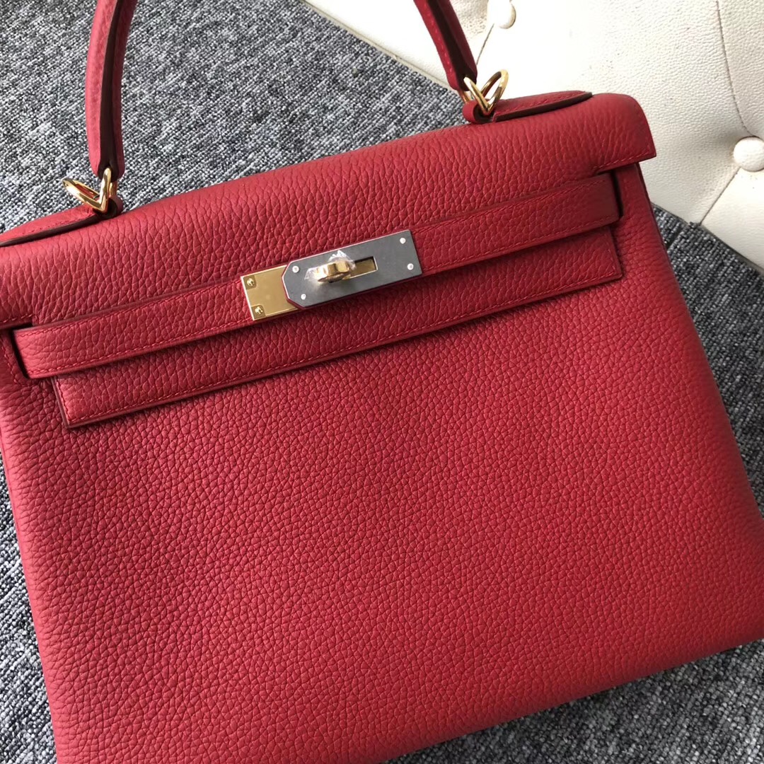 臺北桃園機場愛馬仕包包價格 Hermes Kelly 28cm Q5國旗紅 Rouge casaque