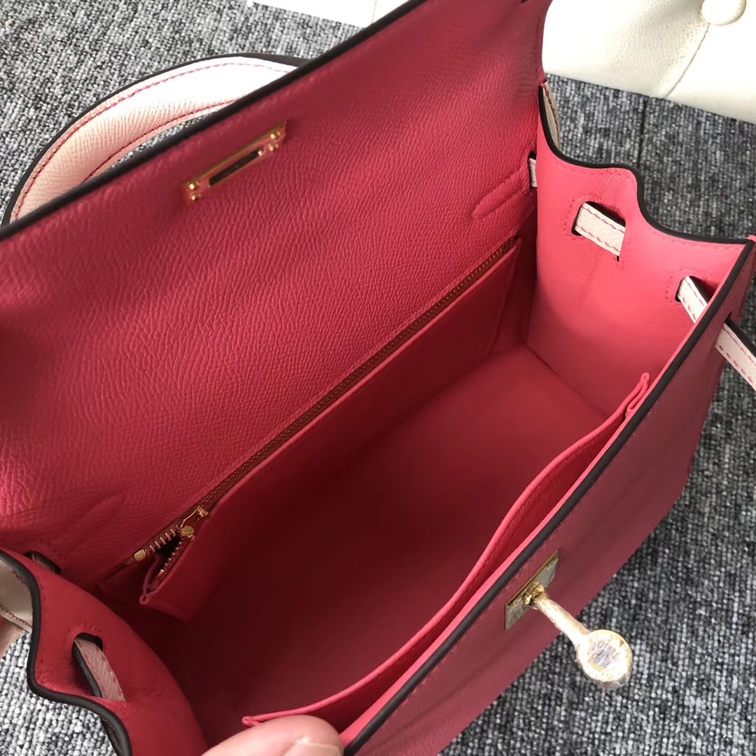 愛馬仕臺灣新竹市專賣店 Taiwan Hermes Hss Kelly 25cm 8W新唇膏粉/CK10奶昔白