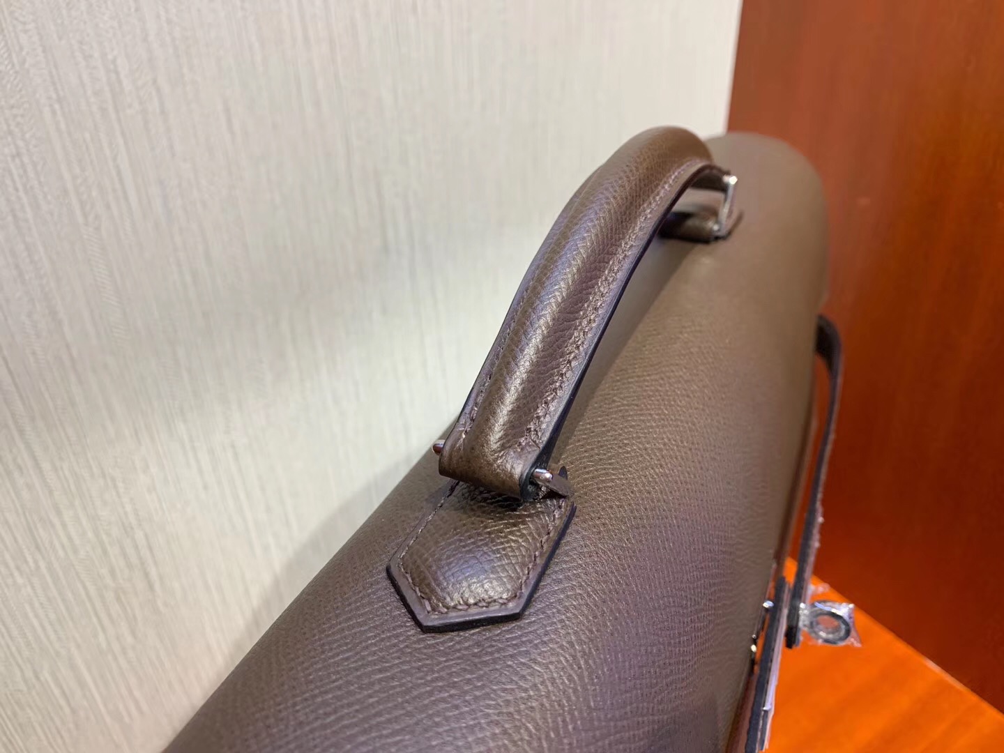 愛馬仕公文包圖片價格 Hermes Kelly Depeches 38cm CK47巧克力色