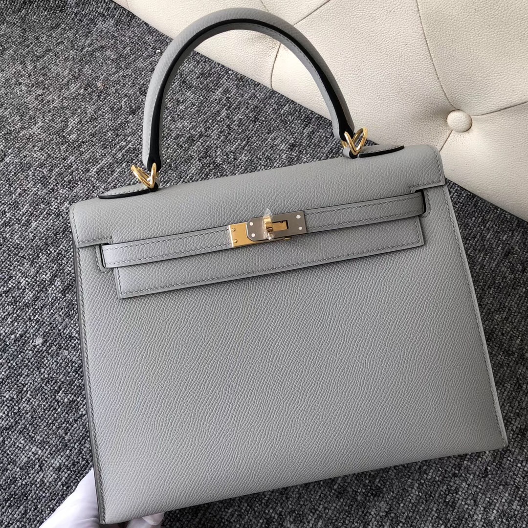 臺灣臺北市凱莉包價格圖片 Hermes Kelly 25cm 8U 冰川藍 Blue Glacier