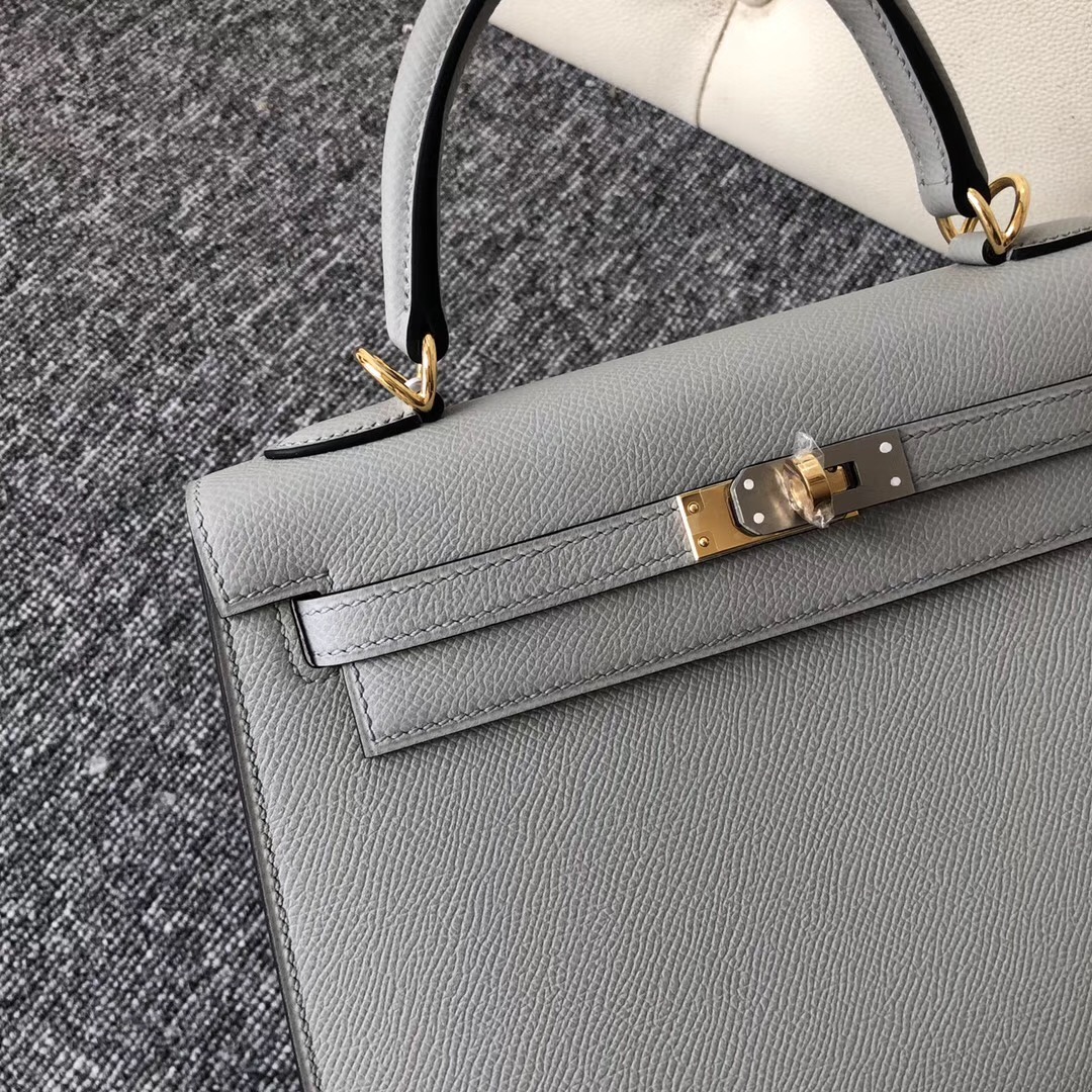 臺灣臺北市凱莉包價格圖片 Hermes Kelly 25cm 8U 冰川藍 Blue Glacier