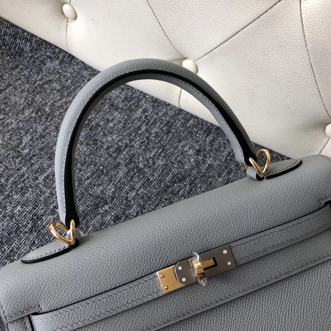 臺灣臺北市凱莉包價格圖片 Hermes Kelly 25cm 8U 冰川藍 Blue Glacier