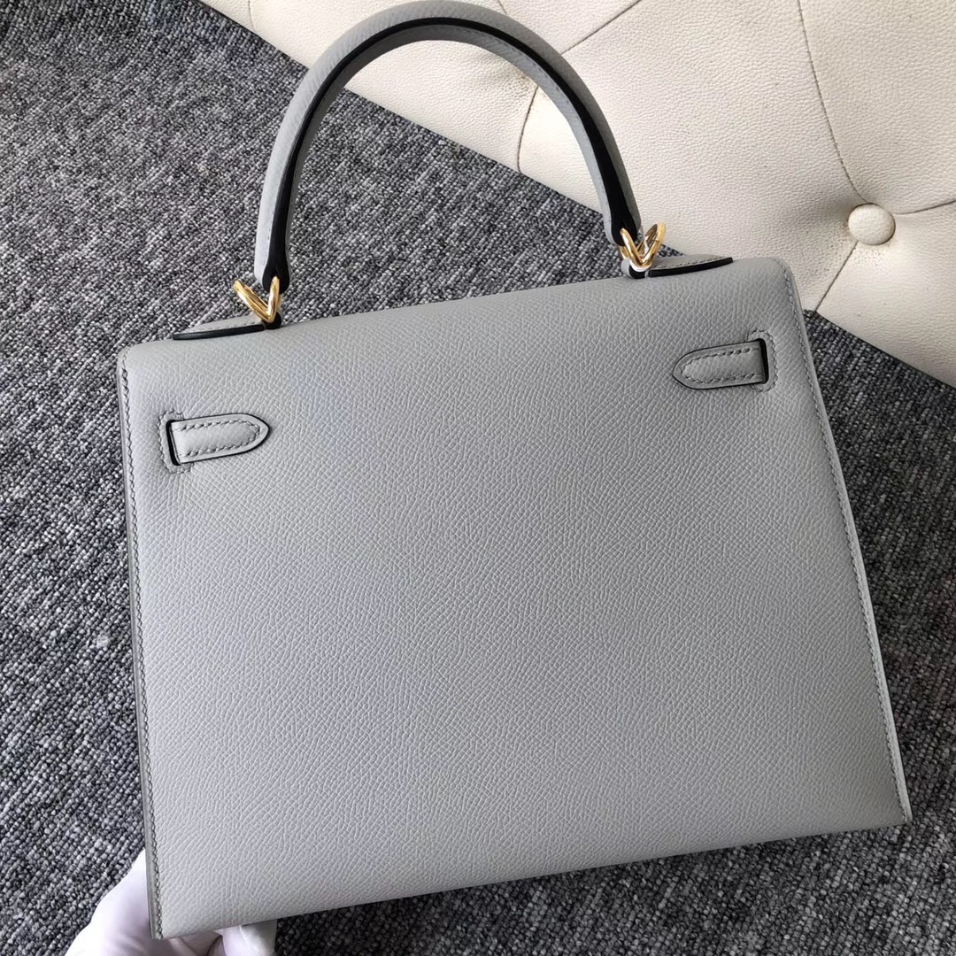 臺灣臺北市凱莉包價格圖片 Hermes Kelly 25cm 8U 冰川藍 Blue Glacier