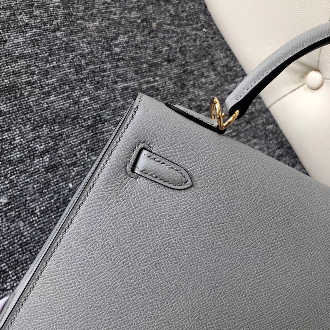 臺灣臺北市凱莉包價格圖片 Hermes Kelly 25cm 8U 冰川藍 Blue Glacier