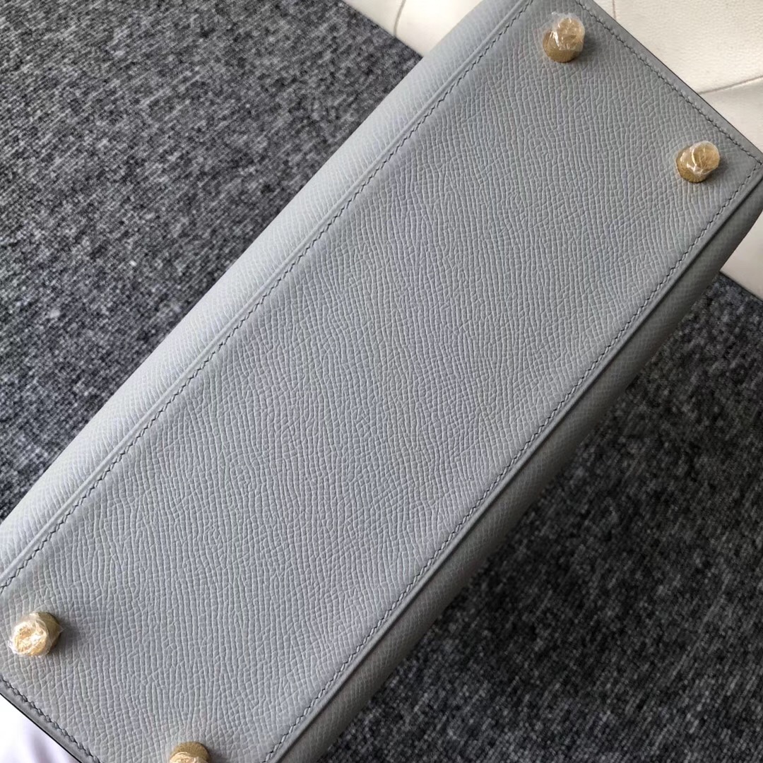 臺灣臺北市凱莉包價格圖片 Hermes Kelly 25cm 8U 冰川藍 Blue Glacier