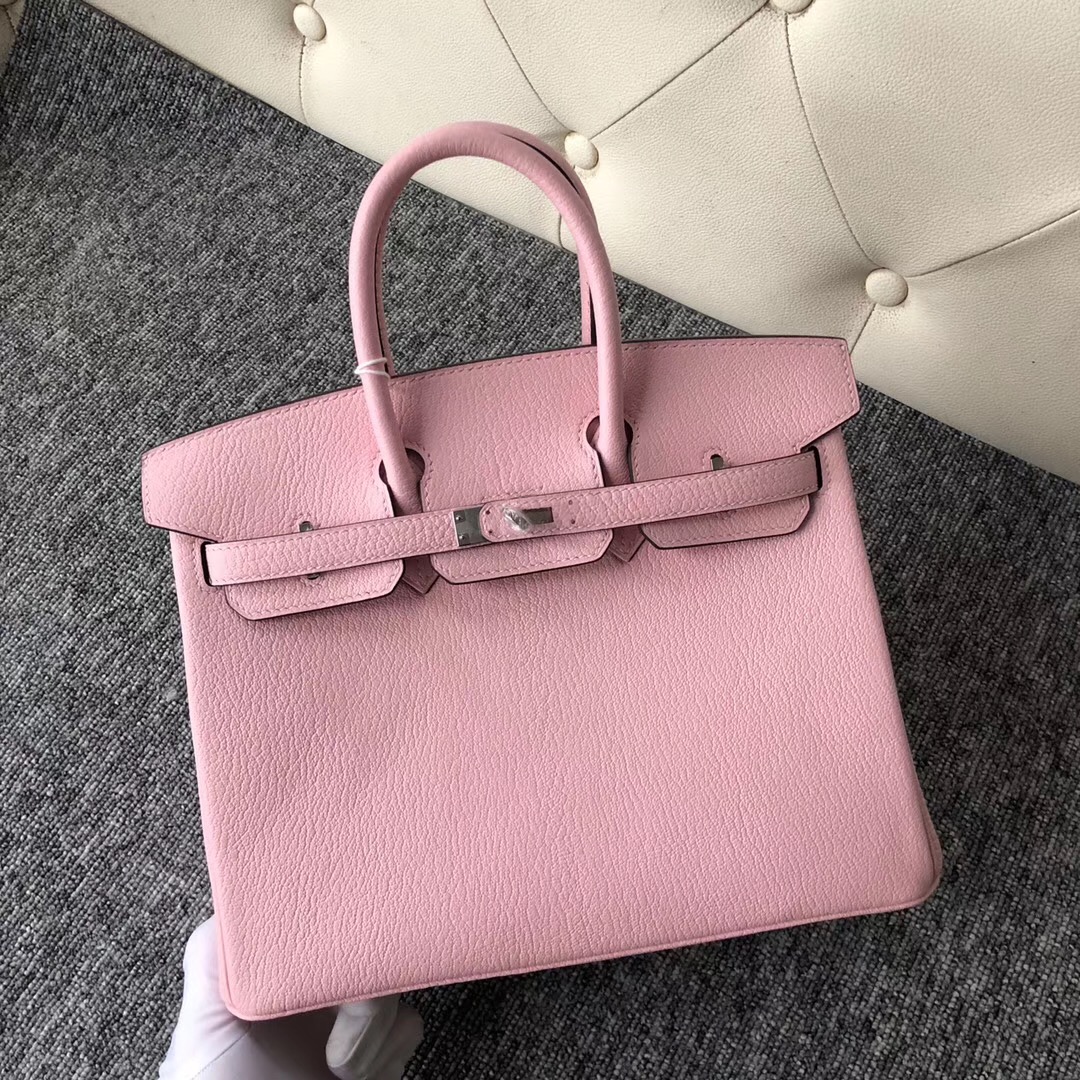 臺灣臺北愛馬仕價格 Hermes Birkin 25cm Chevre 3Q 新櫻花粉 Rose Sakura