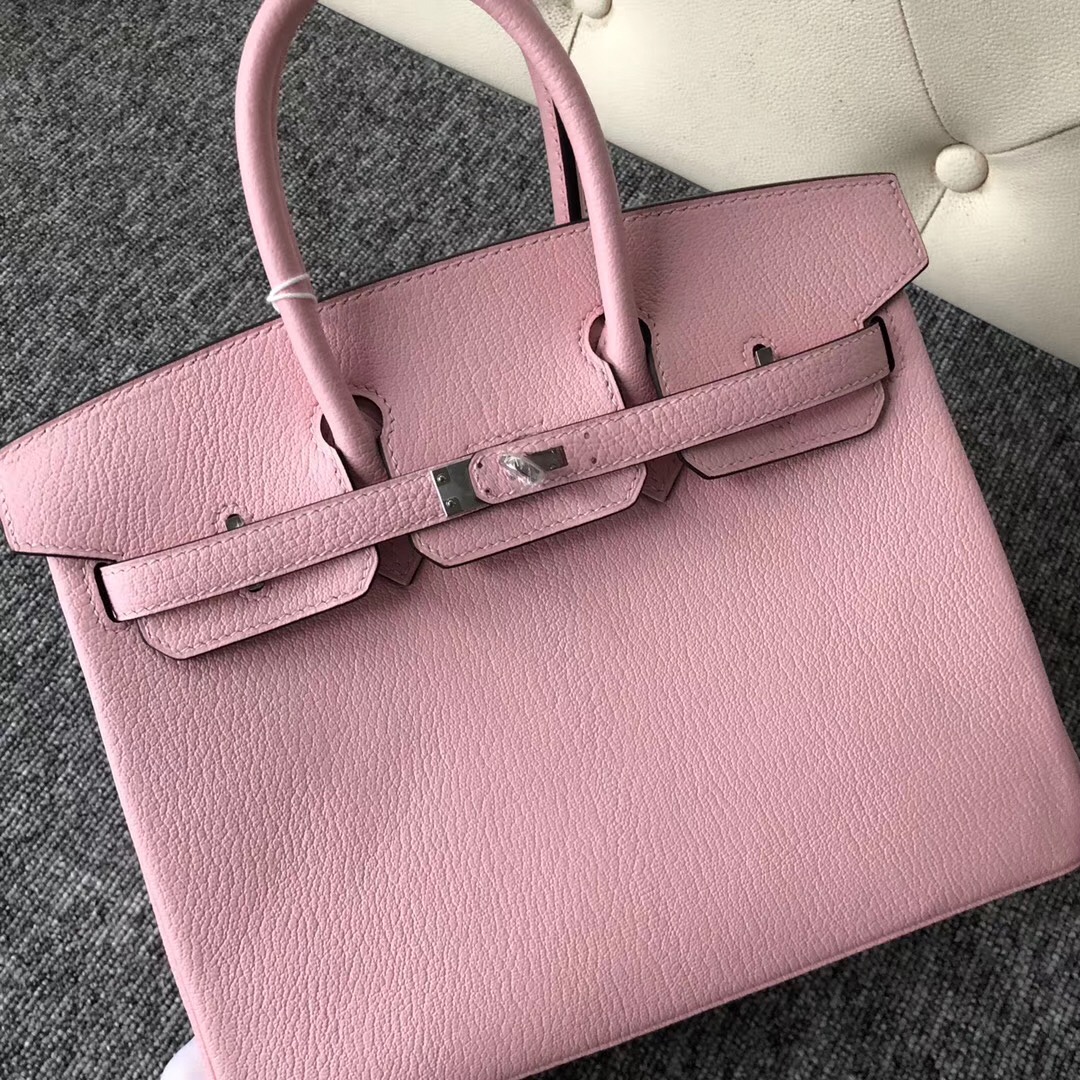 臺灣臺北愛馬仕價格 Hermes Birkin 25cm Chevre 3Q 新櫻花粉 Rose Sakura