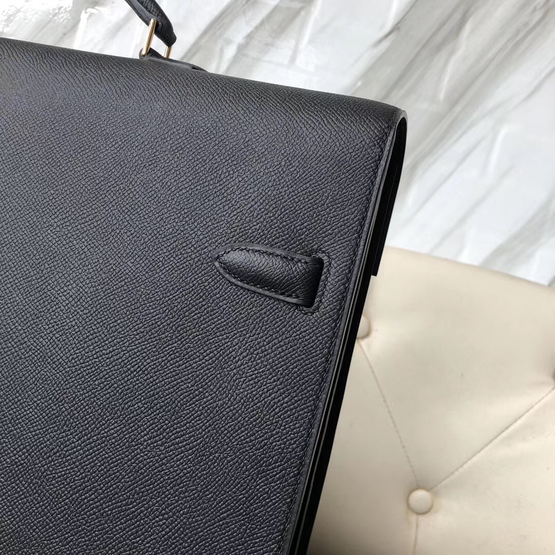 澳洲Hermes價錢 愛馬仕公文包 Hermes Kelly Depeches CK89黑色 Noir