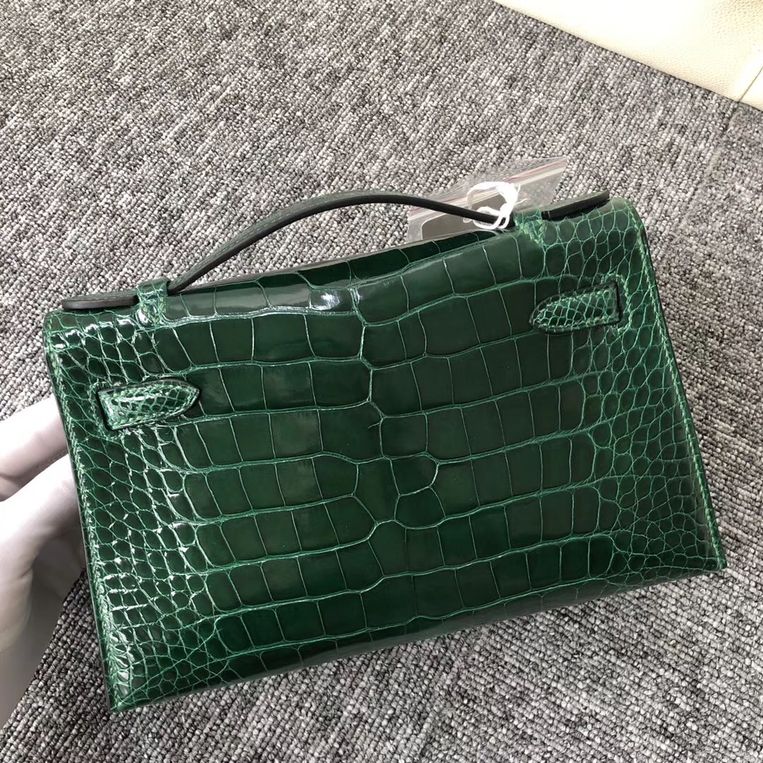 悉尼“愛馬仕”旗艦店 Australia Hermes MiniKelly pochette CK67祖母綠Vert Fonce