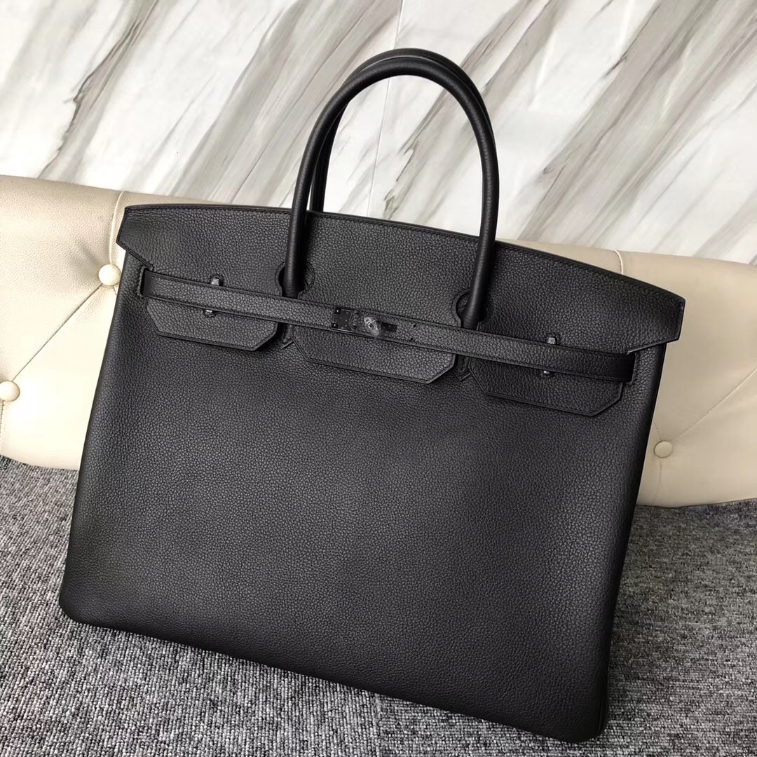 Republic Korea Hermes Birkin 40cm Togo 小牛皮 CK89黑色 黑扣