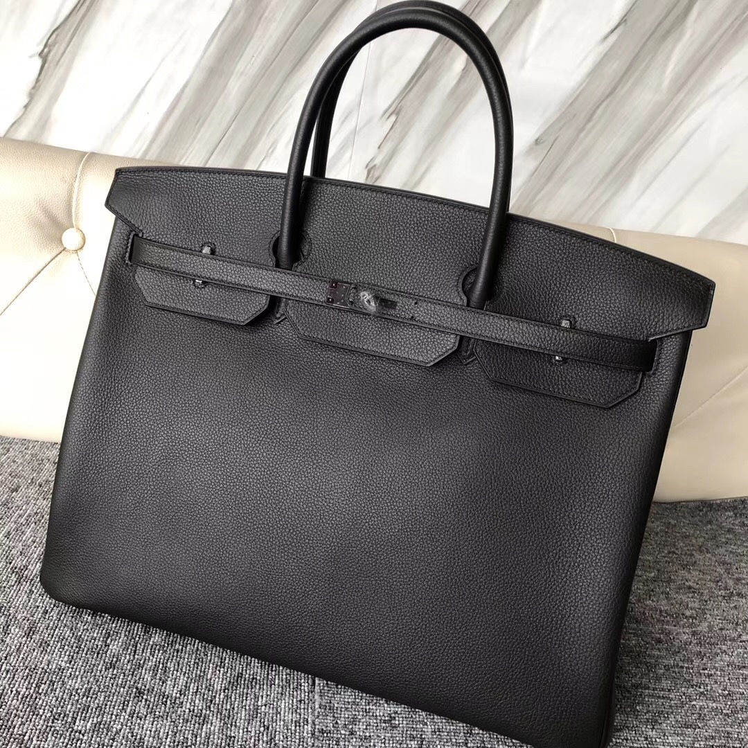 Republic Korea Hermes Birkin 40cm Togo 小牛皮 CK89黑色 黑扣