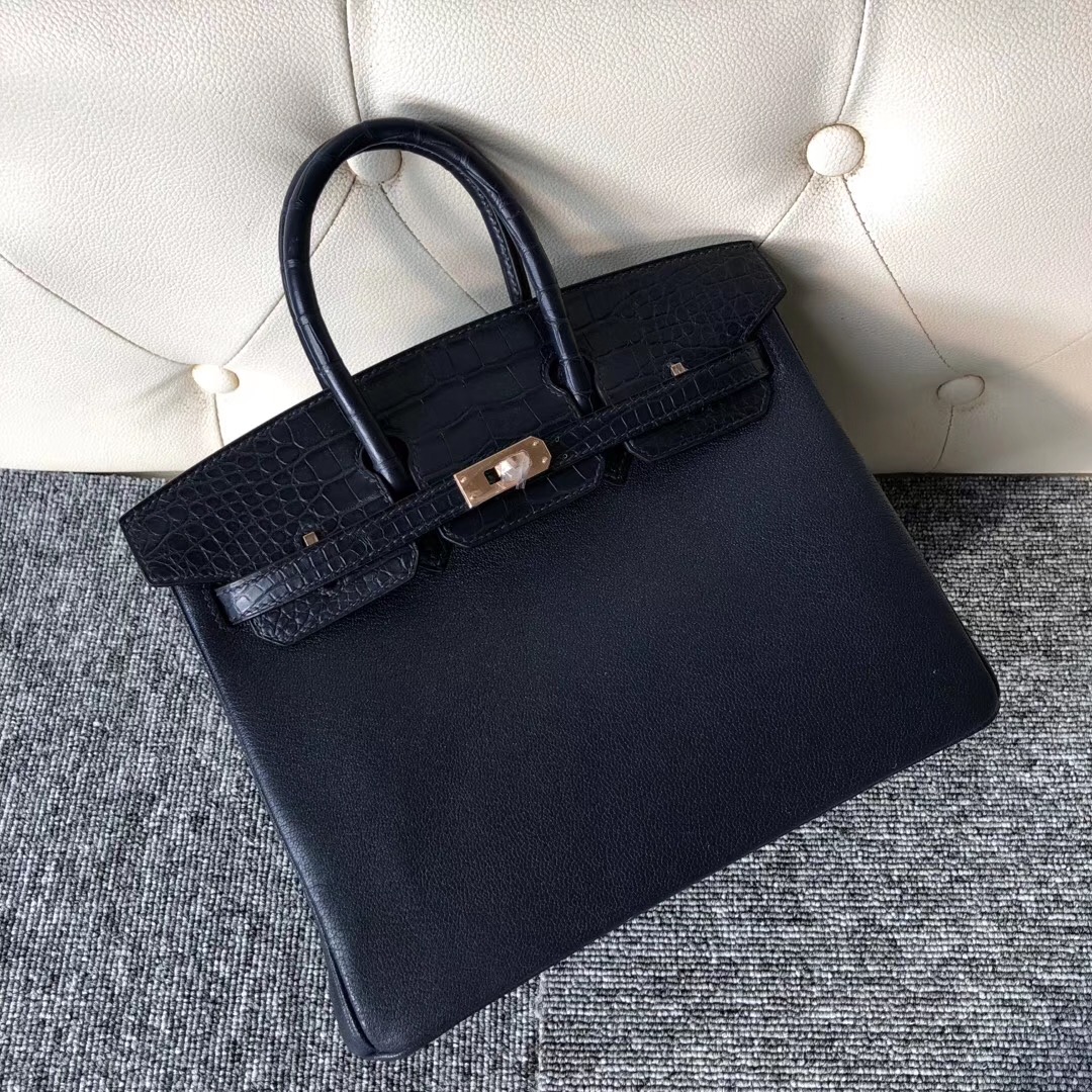 Hermes Birkin 25cm Touch 2Z Blue Nurt 午夜藍 CK76深海藍 Blue indigo 玫瑰金扣